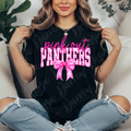 Pink Out Panther Bow